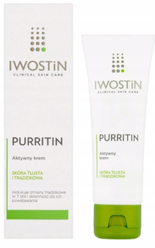 Krem do twarzy Iwostin Purritin do skóry tłustej i trądzikowej 40 ml (5902502992485)