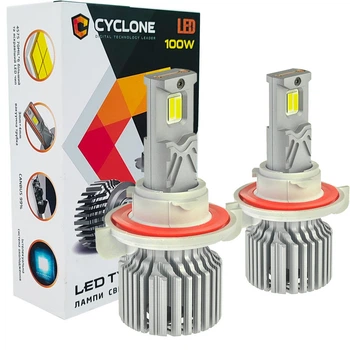Лампа світлодіодна для фар CYCLONE LED H13 5700K 18000LM TYPE 41 2 шт комплект