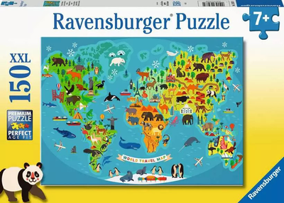 Пазл Ravensburger Карта світу 150 деталей (10113287) (4005556132874)