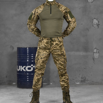 Чоловічий костюм "Bandit" ріп-стоп убакс + штани піксель розмір L