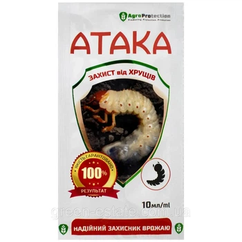 Инсектицид Атака защита от Жуков 10 мл Agro Protection