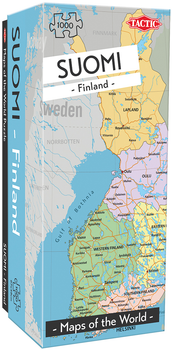 Puzzle Tactic Maps of the World Finlandia 1000 elementów (58840) (6416739588407)