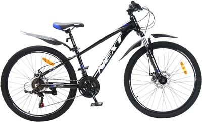 Велосипед CrossBike Next 2025 26" 12" Черный-Синий (26СTA-005608)