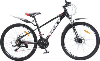 Велосипед CrossBike Next 2025 26" 12" Чорний-Червоний (26СTA-005610)