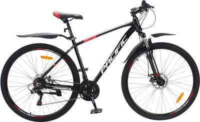Велосипед CrossBike Pacific 2025 29" 19" Черный-Красный (29СTA-005639)
