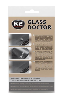 Zestaw K 2 do naprawy szyb i reflektorów szkalnych glass doctor b 350 (5906534009739)