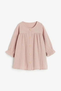 Детское хлопковое платье с длинными рукавами H&M 104см (3-4Y)