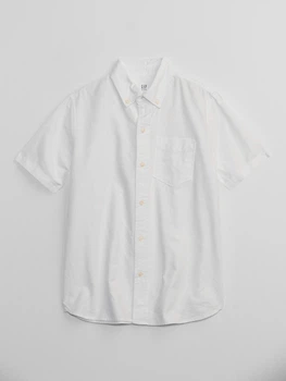 Рубашка для мальчиков GAP Kids XS, 4-5 лет, 102-114 см, White (Белая) 500105410853