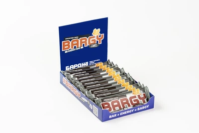 Упаковка батончиків BARGY АРАХІСОВА СИЛА 12 шт. х 40 г