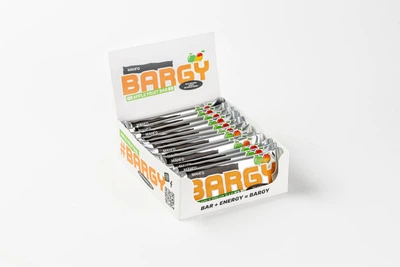 Упаковка яблучних фруктових батончиків BARGY МАНГО 12 шт. х 40 г