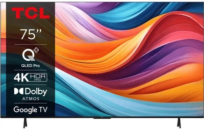 TCL ТБ 75" QLED 4K 60Hz Smart Google TV Titan
