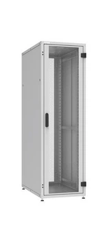 ZPAS Шафа 19", 18U, SZB IT, одностулкові передні та задні перфоровані двері, 600x1000 мм, максимально 1000кг, чорний