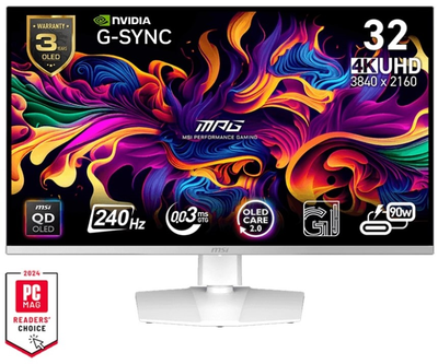 Монітор 31.5" MSI MPG 321URXWDE QD-OLED (4711377266604)