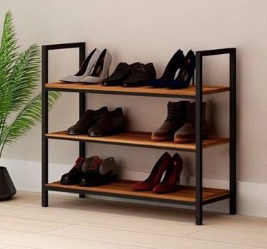 Підставка для взуття / речей у стилі Лофт каркас металевий StepLoft Coas-shoes-103