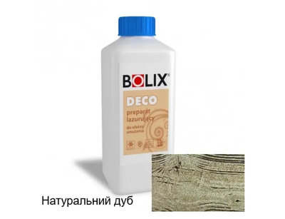 Лесирующий препарат для декоративных эффектов акриловый Bolix DECO Lazur (Натуральный дуб) 5 л