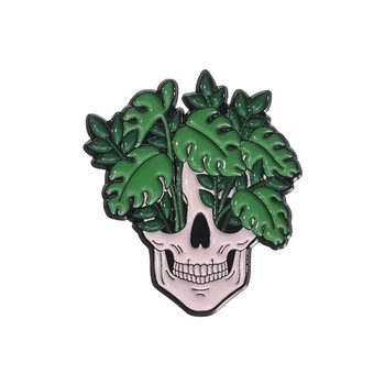 Значок, пін на одяг, рюкзак серія «Череп» PIN-0218