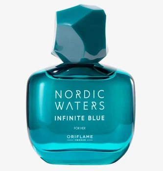Парфуми жіночі ORIFLAME - Nordic Waters Infinite Blue Туалетна вода 50мл шлейфові Оріфлейм Нордік Уотерс Інфініті Блю
