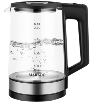 Електрочайник Marado MA-0614 скляний 2л 1500W