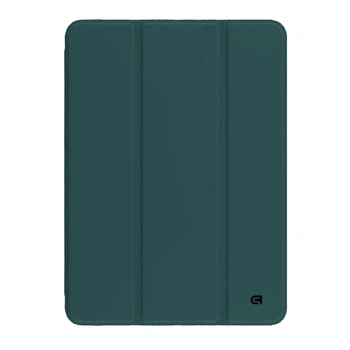 Чохол-книжка на планшет Apple iPad 10.9 (2022) A2696/A2757/A2777/10.9 (2024)/11 (2025) A16, Flex Case, Dark Green, протиударний, обкладинка з трискладовою підставкою та авто. пробудженням для планшета 10.9 ,11 , шкіряний, на магніті