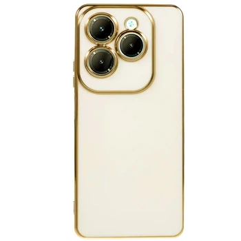 Чехол накладка Silicone Adds 6D для Realme C61 / Note 60x / C63 white