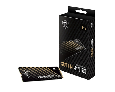 Накопитель SSD 1TB MSI Spatium M470 Pro M.2 2280 PCIe 4.0 x4 NVMe 3D NAND TLC (S78-440L0J0-P83)