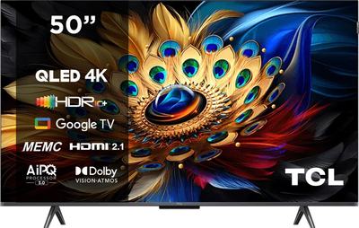 Телевизор TCL QLED 50" 50C655