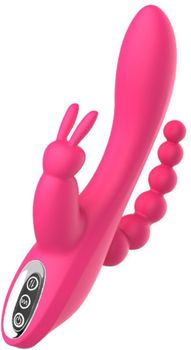 Вибратор-кролик I’MCUM с анальной стимуляцией Bunny Boost Розовый (7970379617682)