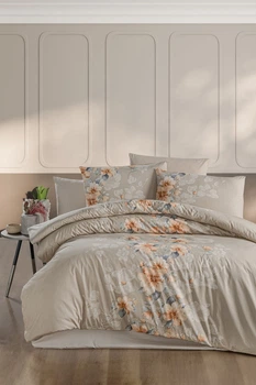 Постельное белье First Choice Ranforce 160х220 см Annabel Cappucino