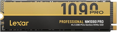 Dysk SSD Lexar Professional NM1090 Pro 2TB M.2 2280 NVMe PCIe 5.0 x4 3D NAND TLC (LNM109P002T-RNNNG)