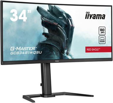 Монітор 34" iiyama G-Master Red Eagle GCB3481WQSU-B1 (4948570124251)