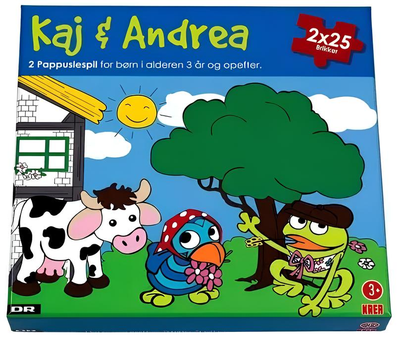 Puzzle DR Kaj & Andrea 2x25 elementów (6-332) (5707152063321)