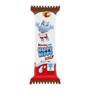 Батончик Kinder Happy Hippo Cocoa 20.7g