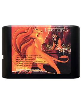 Игра RMC Mega Drive The Lion King Английская Версия