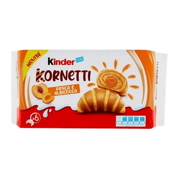 Круасан Kinder Kornetti Персик-Абрикос 252g
