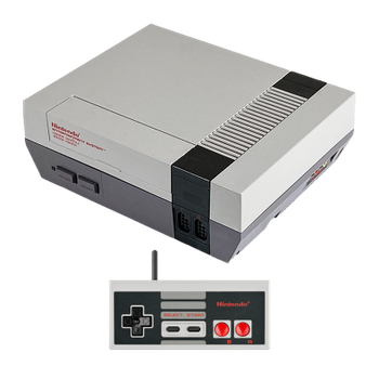 Набор Консоль Nintendo NES FAT Europe Grey Без Геймпада Б/У + Геймпад Проводной Grey 2.7m