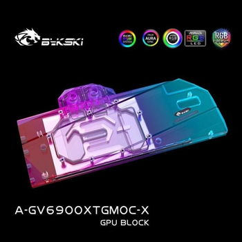 Водоблок для видеокарты GIGABYTE Radeon RX 6900 XT Gaming OC с бэкплейтом