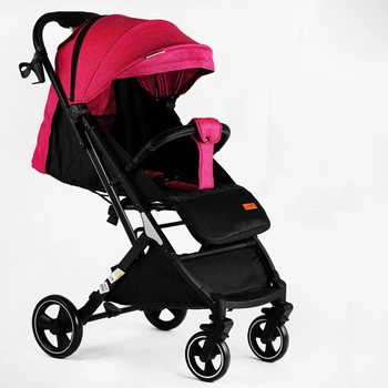 Коляска прогулянкова дитяча "JOY" Comfort (рама сталь з алюмінієм, футкавер). Pink 118432