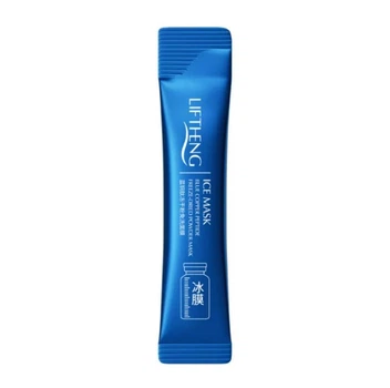 Нічна відновлювальна маска для обличчя з пептидами Liftheng blue copper peptide freeze-dried powder Ice 1шт