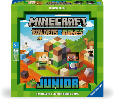 Gra planszowa Ravensburger Minecraft Budowniczowie i biomy Junior (wersja wielojęzyczna) (4005556247509)