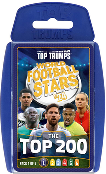 Gra planszowa Winning Moves Games Top Trumps światowe gwiazdy futbolu 2024 zestaw startowy 200 kart (wersja angielska) (5036905056922)