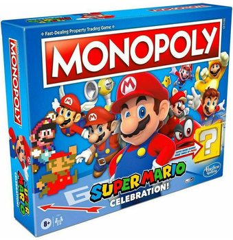Gra planszowa Hasbro Monopoly Super Mario edycja jubileuszowa (wersja grecka) (5010993900626)