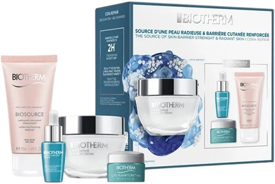 Zestaw do pielęgnacji twarzy Biotherm Cera Repair Krem do twarzy 50 ml + Pianka do twarzy 50 ml + Serum do twarzy 7 ml + Krem pod oczy 5 ml (3614274188080)