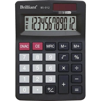 Калькулятор Brilliant BS-012 настольний 12-разр.1пам.127*88*26мм--76383