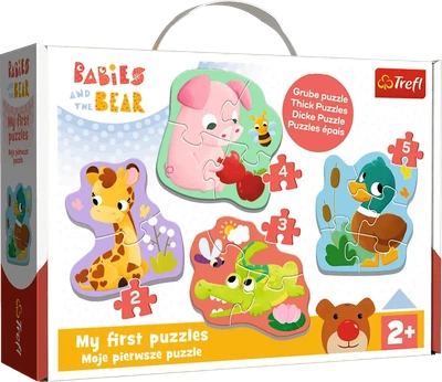 Пазли Trefl Baby Classic Дитинчата тварин 2+3+4+5 елементів 36135 (5900511361353)