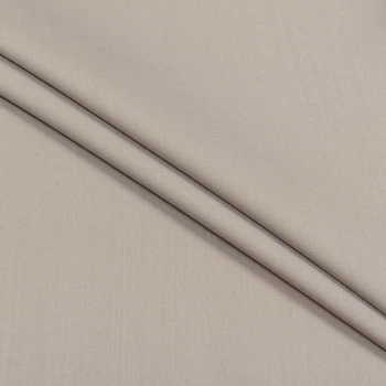 Ткань костюмная HIGH GABARDIN серо-бежевая (190г/м.кв150см пог.м) 186818