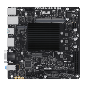 Материнская плата Mini-ITX Asus PRIME N100I-D D4-CSM с процессором Intel N100 и поддержкой DDR4