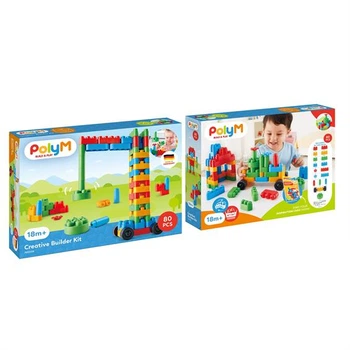 Конструктор PolyM Будівельник 80 деталей (760008)