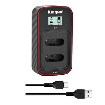 Зарядное устройство KingMa BM058 LCD USB для 2-х аккумуляторов Sony NP-BX1 (36084)