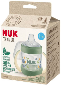 Butelka do karmienia Nuk For Nature Trainer 6+ m Zielona 150 ml (4008600420682)
