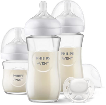 Набір пляшечок для годування Philips Avent Natural Response Cristal з соскою 3 шт (8710103990727)